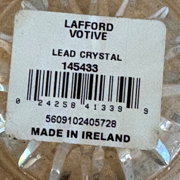 WATERFORD CRYSTAL Made in Ireland Lafford Votive Holder Style #145433 - Picture 8 of 14